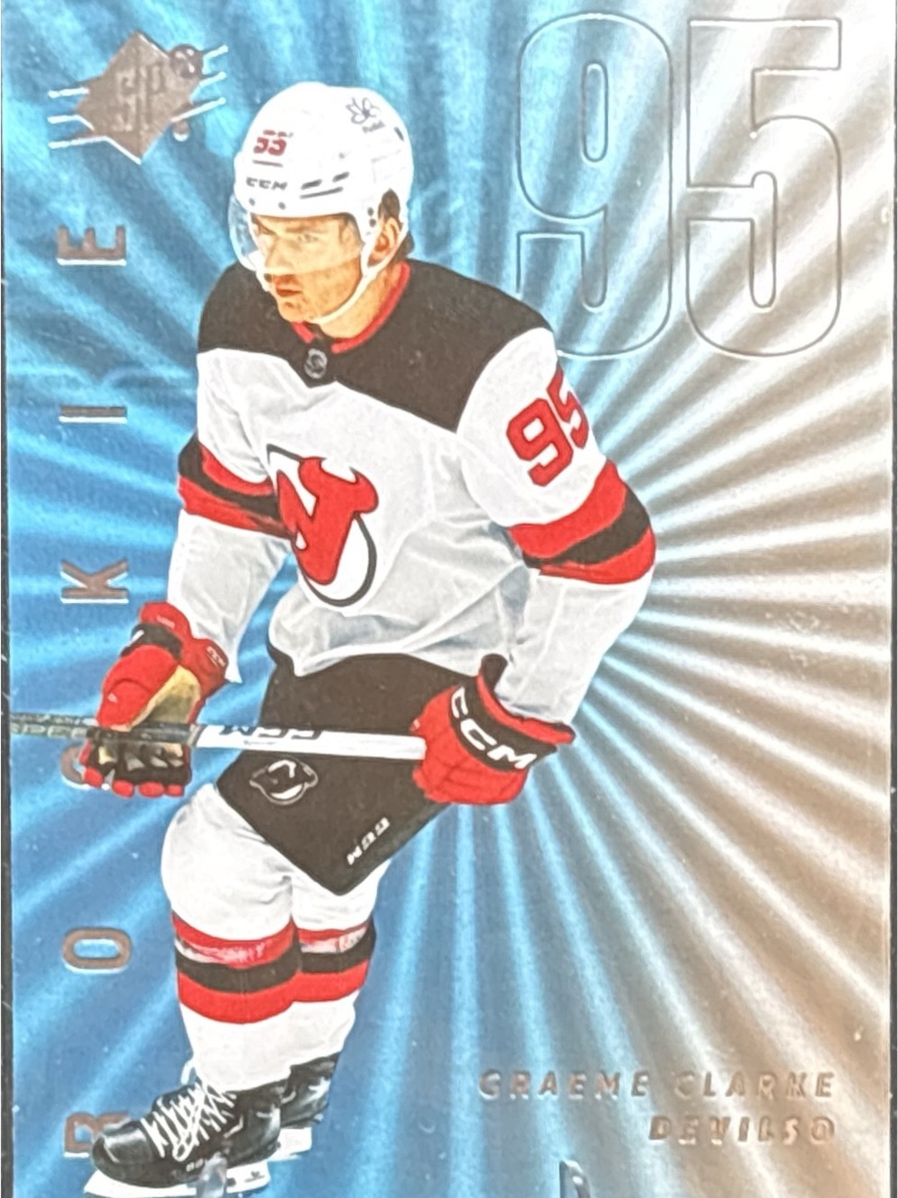 Upper Deck Graeme Clarke Rookie Hockey Trading Card
